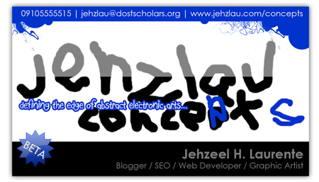 Jehzlau Business Card Front View Only