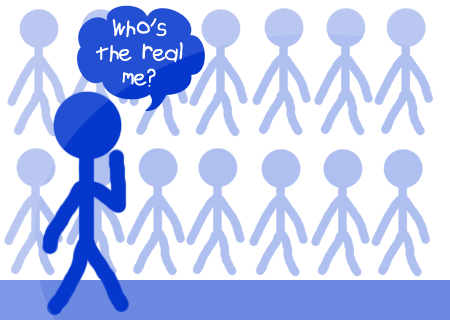 Who is the real blue stickman?