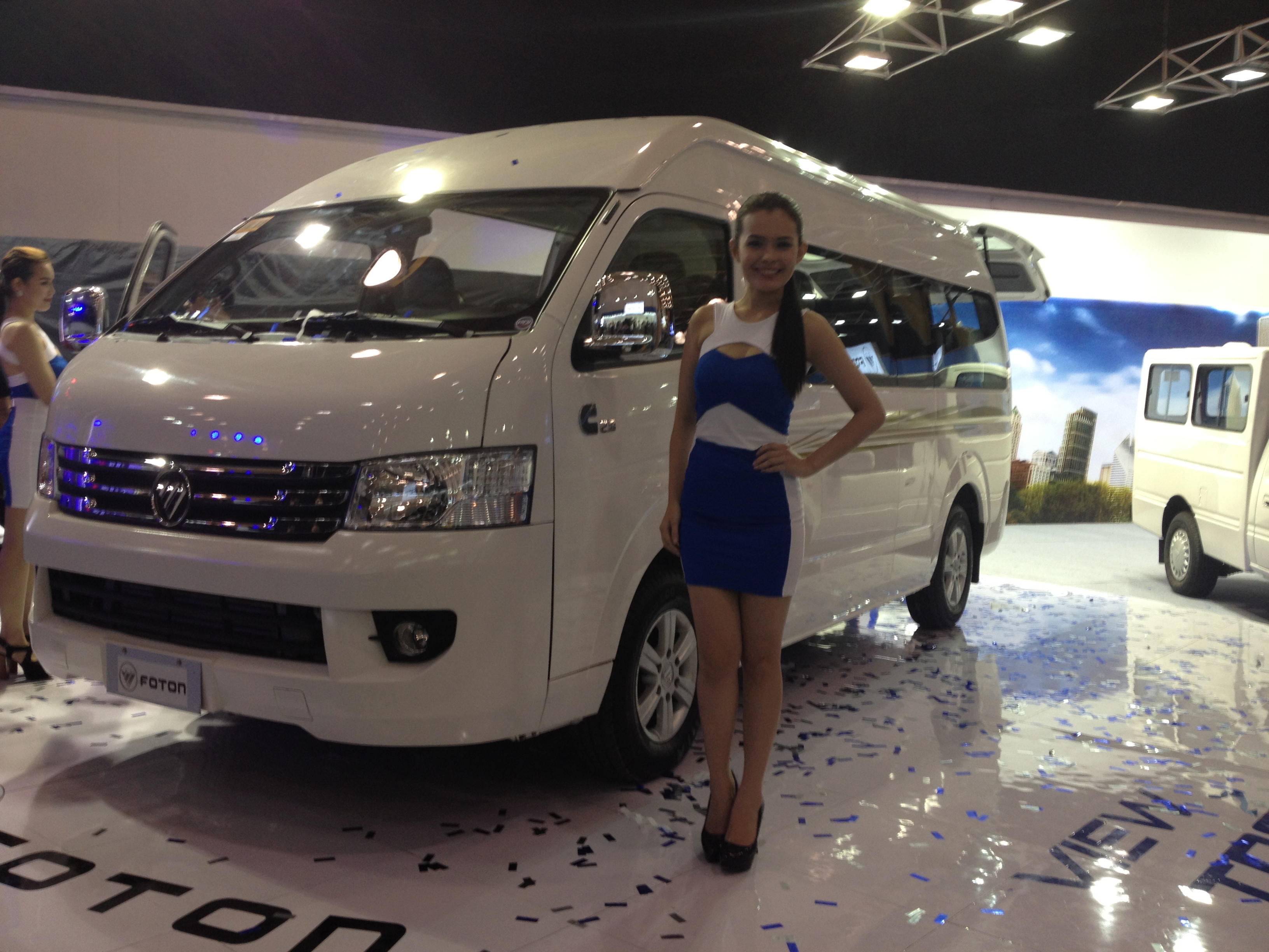 The Foton View Traveller after it was unveiled